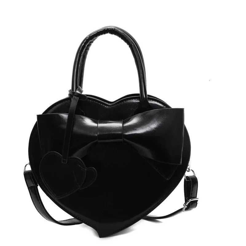 2025 Hot Fashion Popularity Glossy PU Heart Shape Shoulder and Crossbody Bags Solid Zipper Sense of Luxury Handbags for Women Z251018