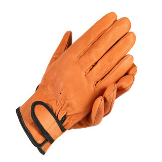 Men's Labor Protection Gloves, Fingered, Made of Sheepskin, Durable, High Temperature Resistant