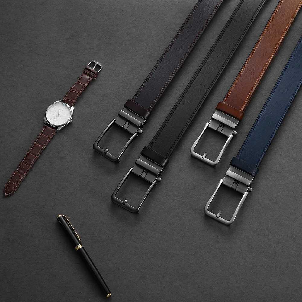 Mens Highquality Genuine Leather Belt Luxurious Designer Belt Mens Cowhide Fashionable Casual Belt Mens Denim Jeans W251018