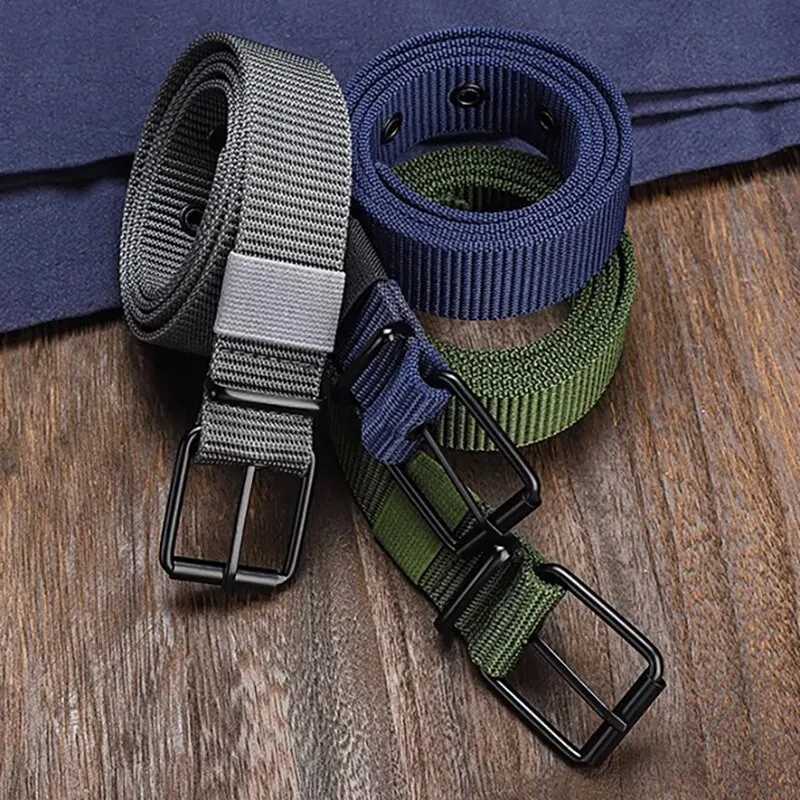 Mens Nylon Belt Porous Canvas Pin Buckle Belt Outdoor Sports Belt Womens Trendy Belt With Jeans Belt For Men Women W251018