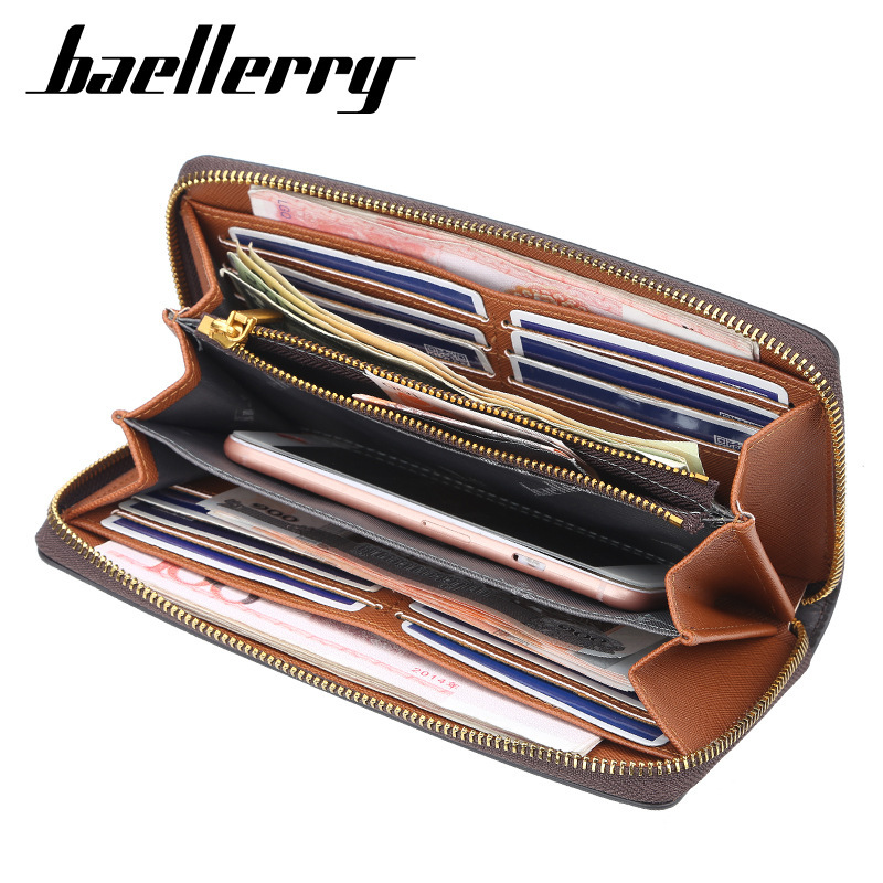 Luxury Brand Designer Bag Baellerry Women's Wallet Long Version Vintage Fashion Wallet Versatile Phone Bag Multifunctional Clutch