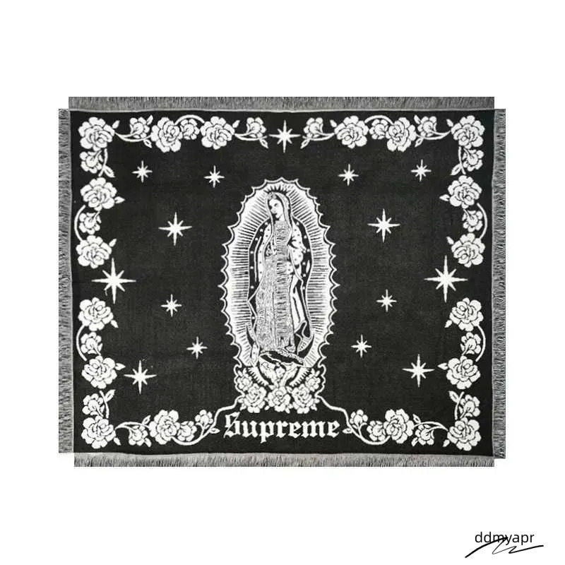 Tapestry ddmyApr Street Art Blanket - Virgin Mary Design, Lightweight Throw For Camping, Sofa Decor, And Xmas Blankets