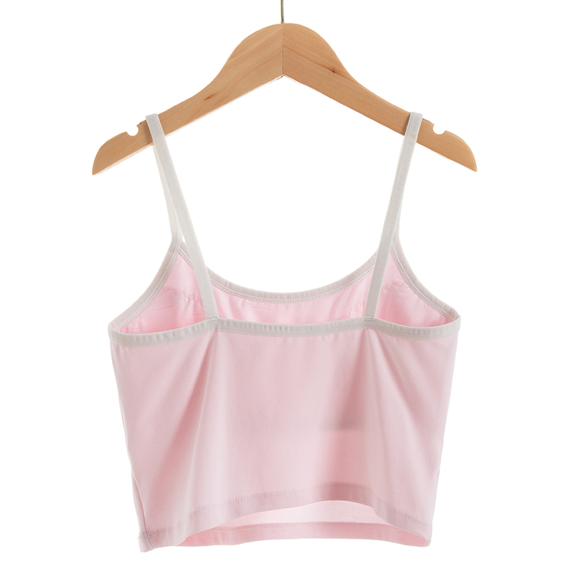 Elementary-School Appropriate Pure Fabric Bra Tops with Adjustable Straps hot-sale products