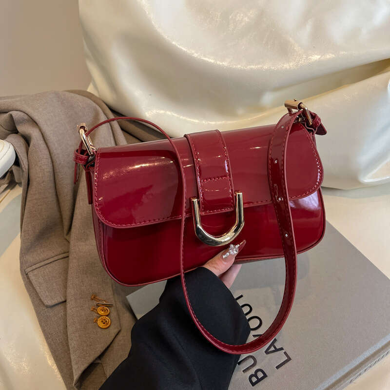 Designer Bag Luxury Bag Underarm For Women 2025 New Shoulder Bag Trendy Red Shoulder High-End Melad Commuter Crossbody Small Square