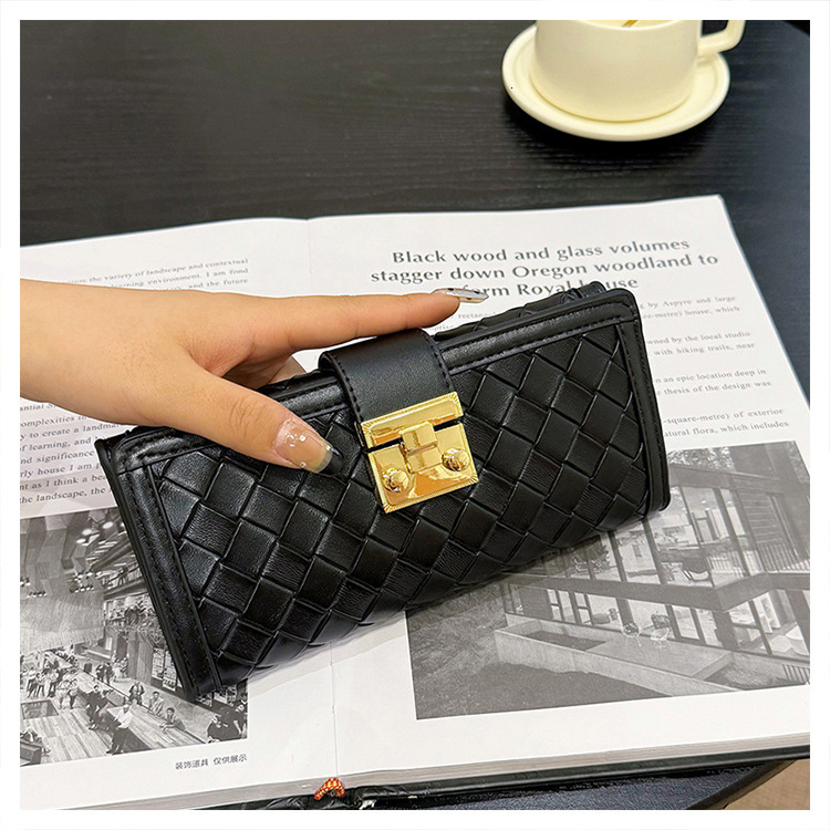 Luxury Brand Designer Bag Women's Long Wallet Classic Short Wallet Trendy Multi-Card Slot Card Holder