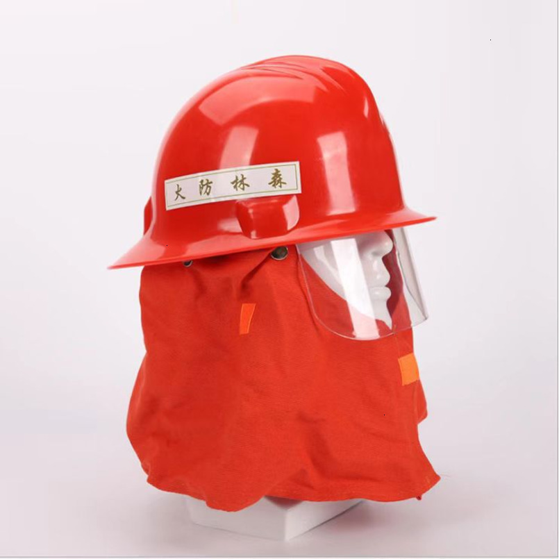 Fire with Extended Shawl ABS Head Protection Safety for Firefighters Forest Firefighting Helmet