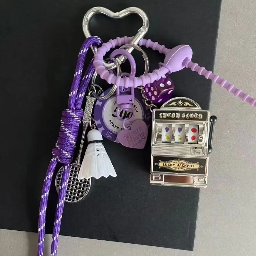 Couple Bag Hanging Keychain Phone Pendant Keyring Creative Woven Rope Metal Bag Accessories Handbag Gift Men Women Jewelry 251017