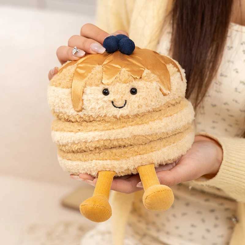 Dessert Cake Series Puffs Sweet Bread StrawBerry Lemon Cake Plush Toys Pillow Baby Cute Comfort Doll Home Decor for Kids Gifts J251020