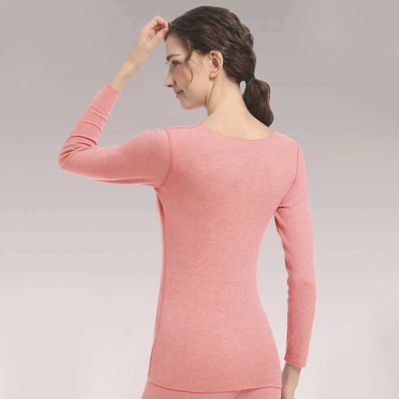 Womens thermal underwear wear seamless womens autumn clothes with a thick base of cashmere autumn and winter single wool autumT251020