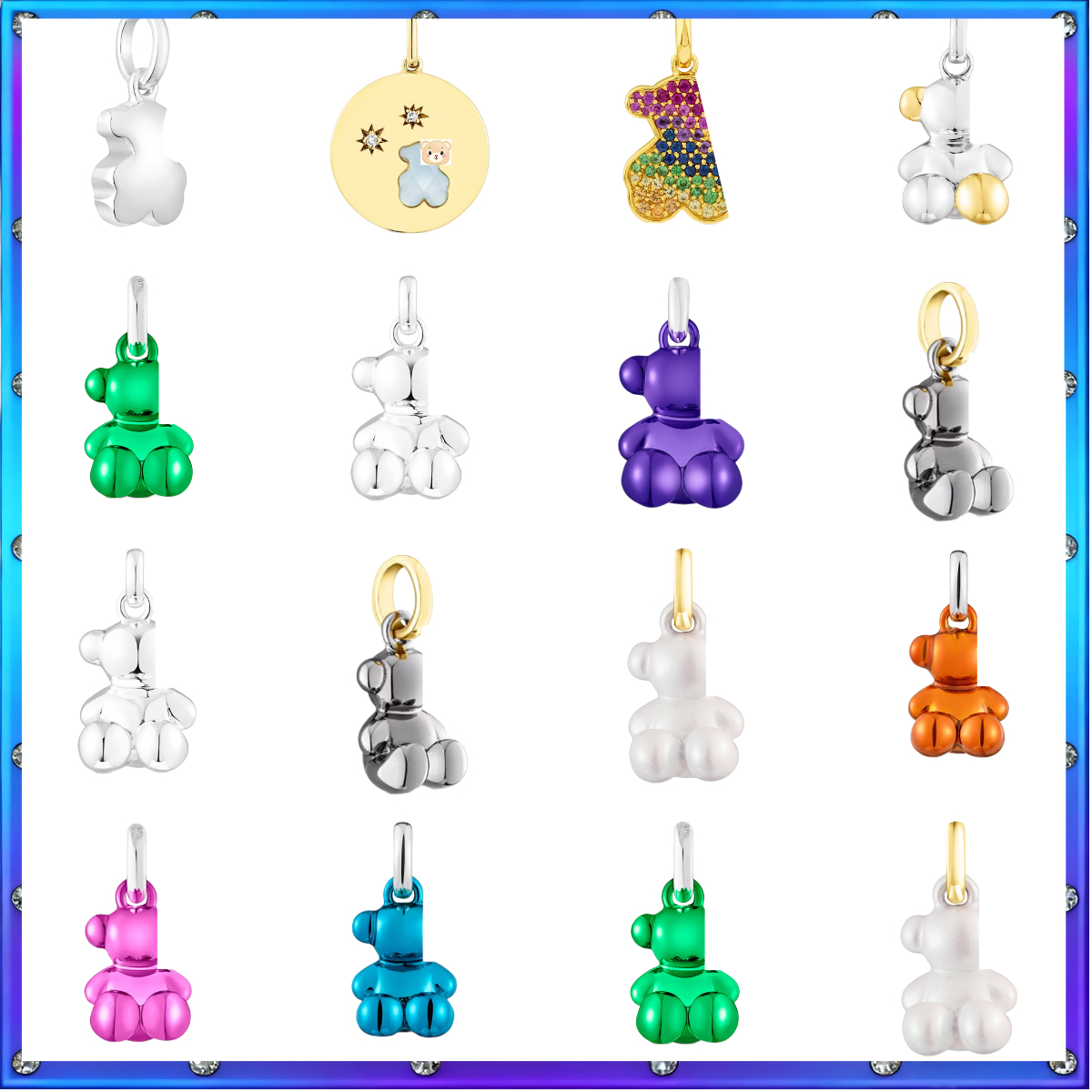 TOUS S925 Silver Pendant Necklace - Chic Upgrade for Everyday Outfits