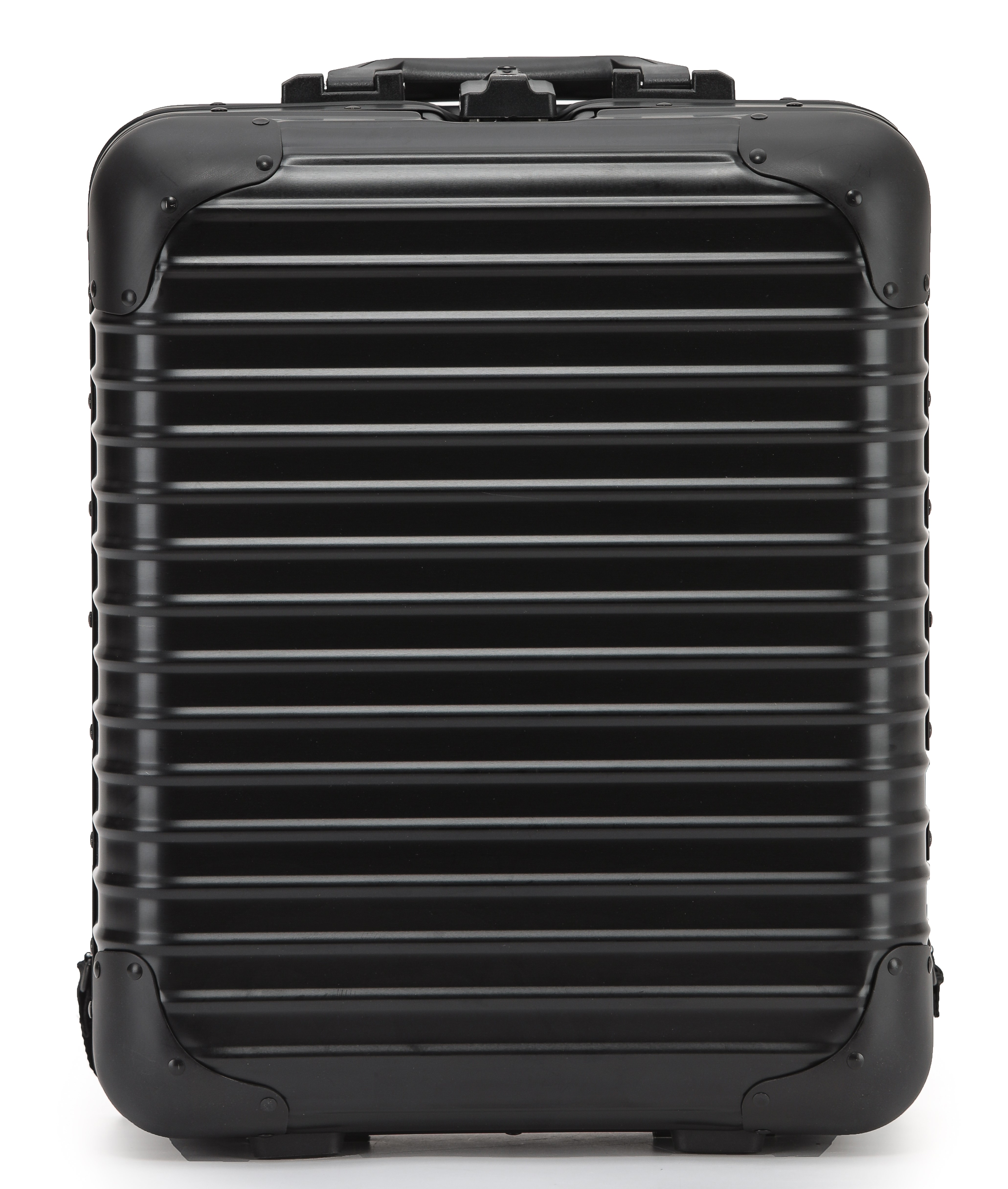 18 Inch Full Aluminum Handheld Case, Minimalist Luxury Password Toolbox for Business & Travel (Black/Silver/Green)-8017