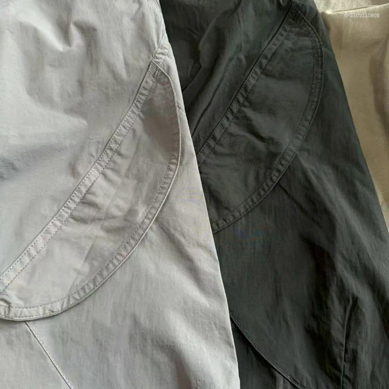 Men's Pants Japanese Goldwin Machete Multi Pockets Black Gray Paratrooper Trousers Men Women High Quality Casual Loose Plus Size