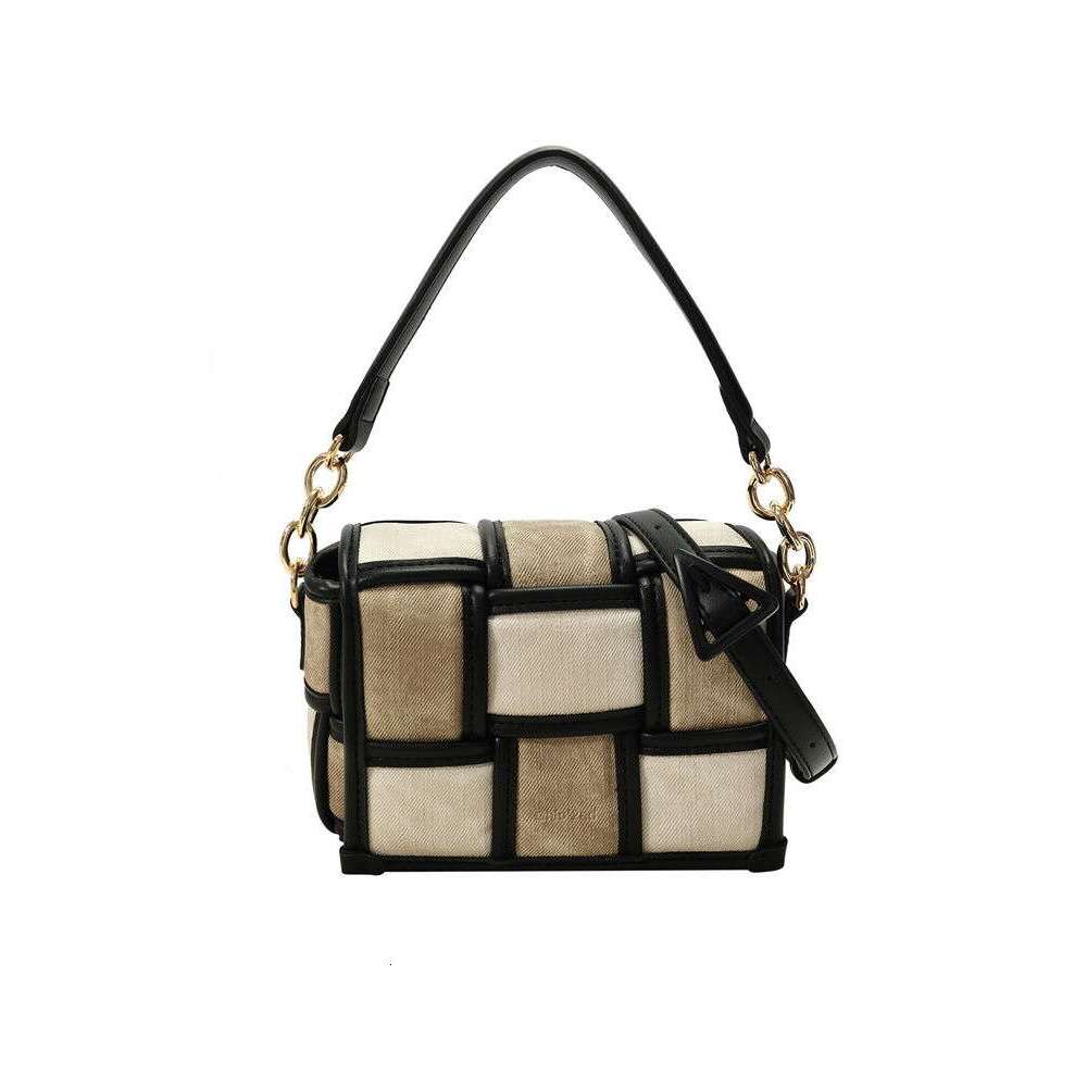 Nanfeng Saint Martin Art Exhibition Woven Bag Women New High End Small Design Sense One Shoulder
