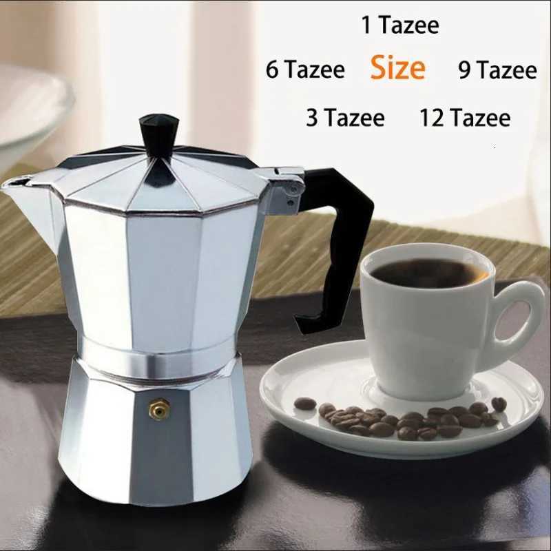 Coffee Maker hine Aluminum Mocha Pot Mocha Coffee Pot Octagonal Aluminum Pot Span Y251020