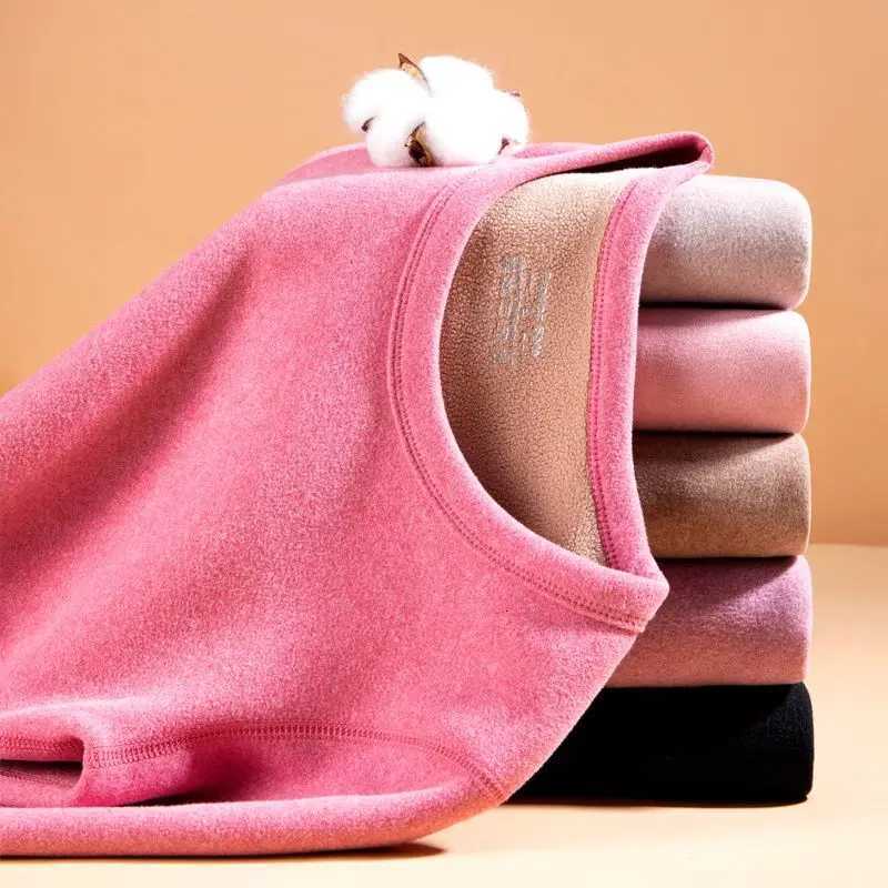 Thermal Underwear Women Suit Thicken Lamb Fleece High Elastic High Waist Long Johns Bottoming Two Piece Sets Thermos ClothingT251020