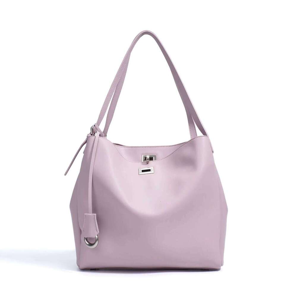 Genuine Leather Women's Tote New Niche Design Cowhide Large Capacity Commuting Underarm Fashion Simple Shoulder Bag Suotong251020 Suotong1020