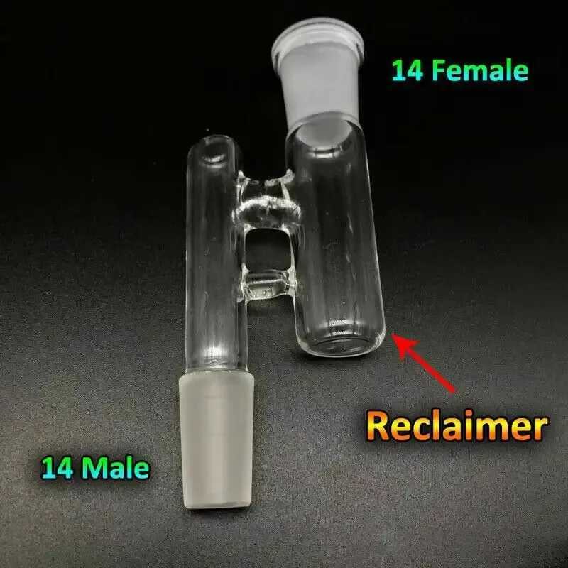 Red Wine Bottle AdapteR Lab Glass Reclaim Ash Catcher Drop Down Glass Adapter Y251020