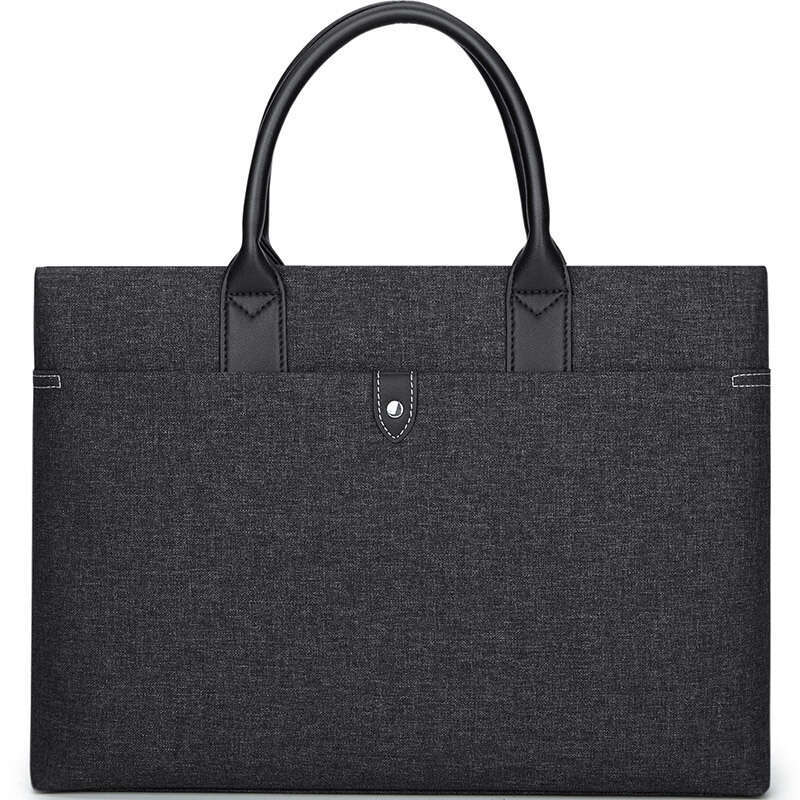 Luxury bag Handheld Briefcase for Men Durable Canvas Commuter Folder Casual Laptop Bag Gift
