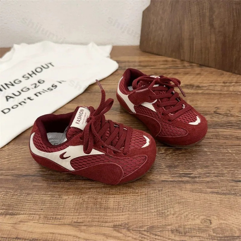 Baby Sports Shoes Autumn Childrens Soft Bottom Anti Slip Retro Sneakers Toddler Breathable Comfortable s Casual Shoes 251017 S251027