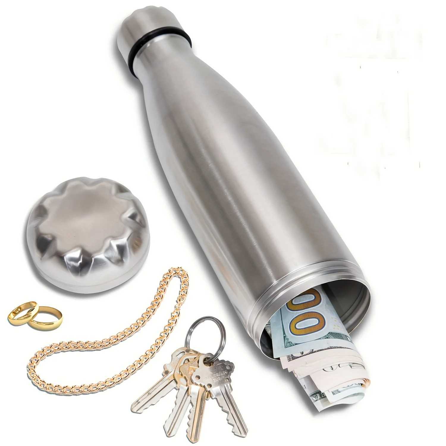 Water Bottle Stainless Steel Diversion Safe Made with Hidden Compartment for Keys Cash and Valuables Y251020