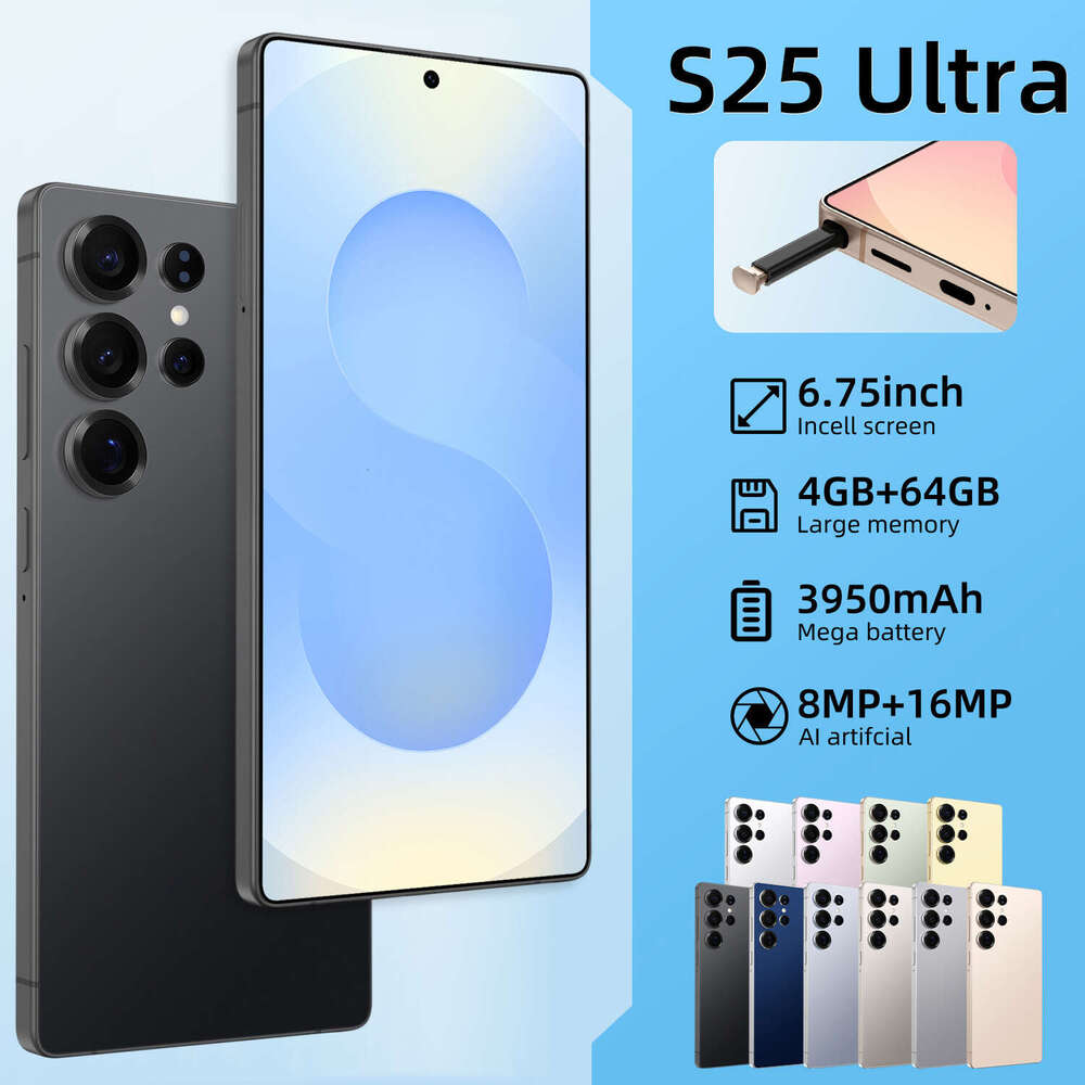 New Model Phone S25 Ultra 6.75 Inch Smart G Full Network Android