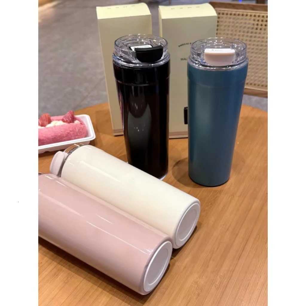 550ML New SME G Off Brage Cup Travel Portable Drinking Cup Stainless Steel Vacuum Car Leak proof Handle Coffee Vacuum Cup Y251020