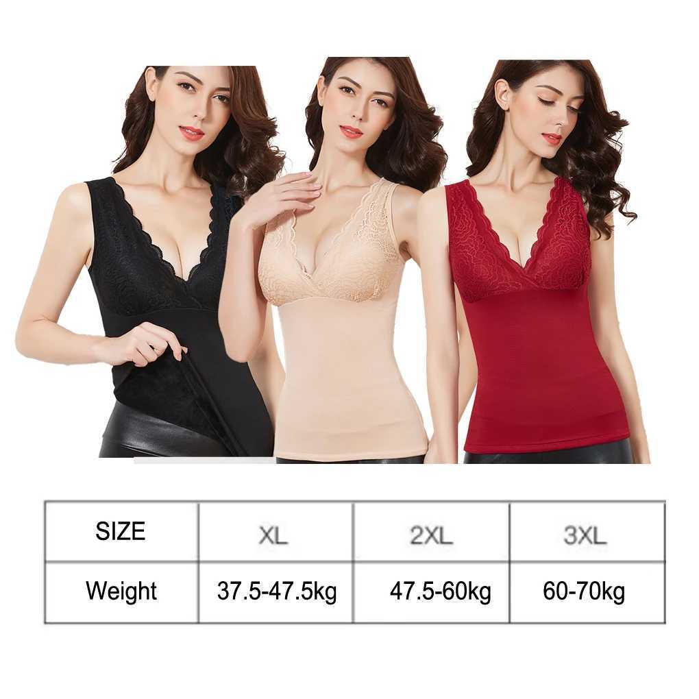 Women Thermal Vest Sleeveless Basic Top Cold Weather Underwear ComfortableT251020