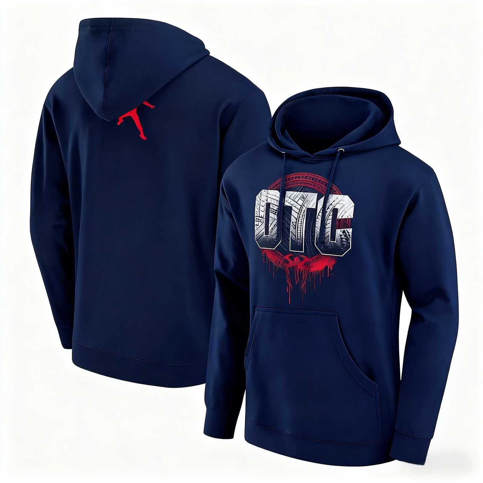 Roman Reigns OTC Printed Fashionable Casual Pure Cotton Mens Hoodie Retro Strt Versatile Oversized Autumn Hoodie Unisex C251020