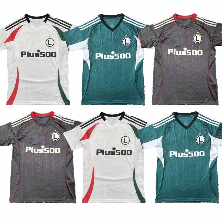 25 26 Legia Warsaw Soccer Jerseys CHODYNA JUERGEN GONCALVES URBANSKI JEDRZEJCZYK Football Shirt Uniforms Kids Kits Sets
