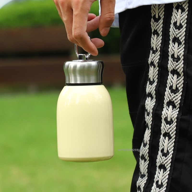 300ML Stainless Steel Pocket Cup Travel Thermal Coffee Mug Mini Thermos Vacuum Flask Insulated Cup Sport Water Bottle