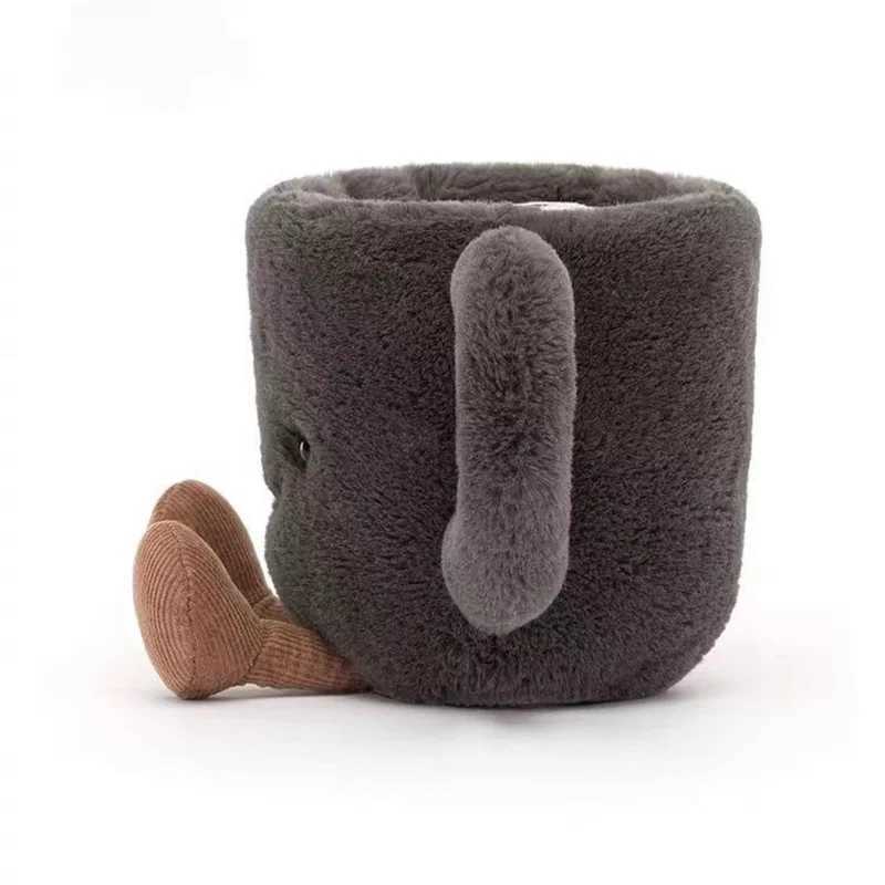 15CM Cartoon Coffee Cup Stuffed Plush Toys Soft Plush Doll Coffee Cup Stuffed Animal Children Bedroom Decor J251020