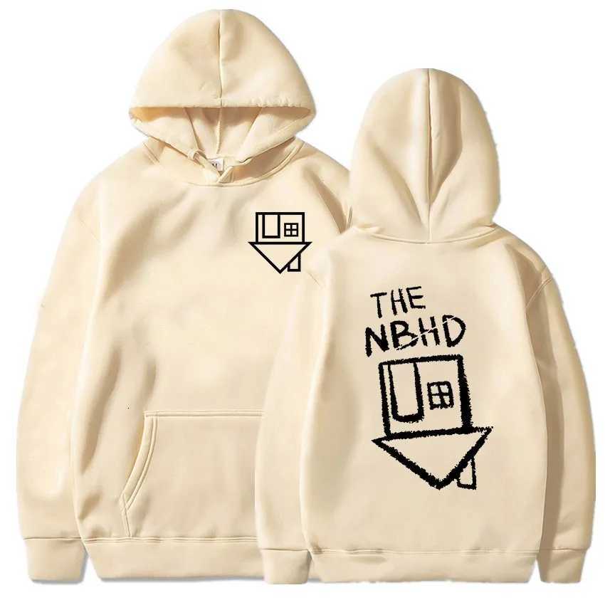 2025women and Men Clothes The Neighbourhood Band Printing Sweatshirts Unisex Streetwear Winter Soft Comfortable Hooded Pullovers W251020