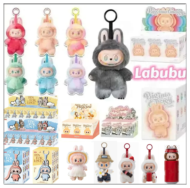 LABUBUBlind box toy MOKOKO FALL IN WILD Gift PIN FOR LOVE HAVE A SEAT EXCITING Macaron Color Party BIG INTO ENERGY HAPPY FACTOR SURPRISE SHAKE 2526