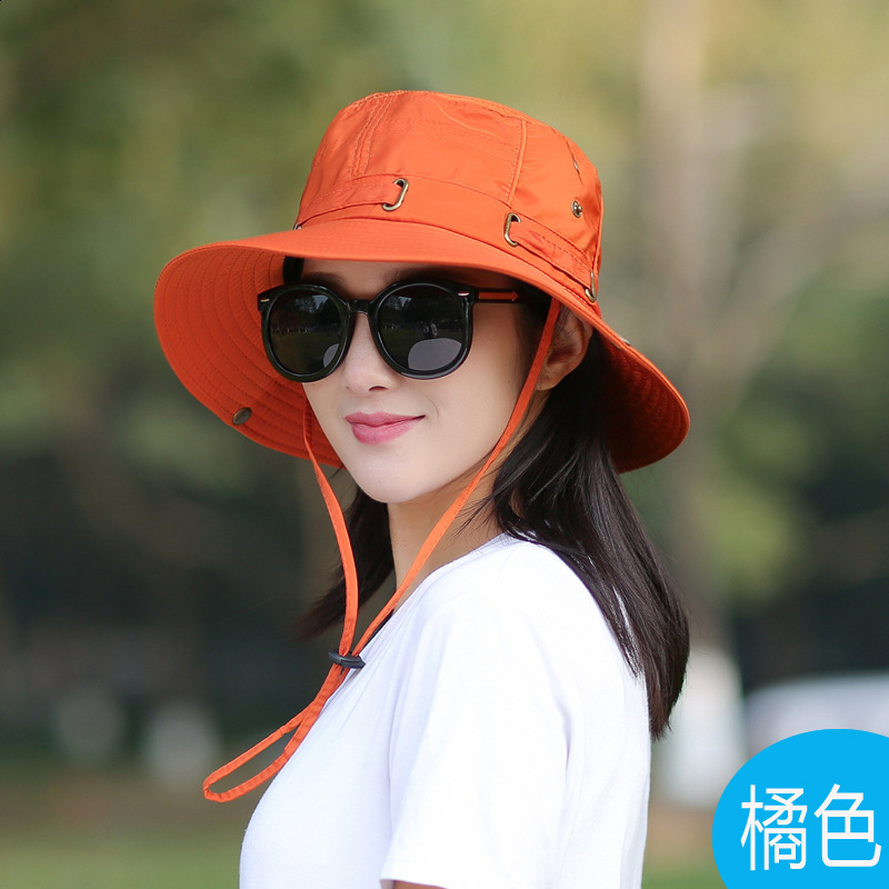 Outdoor Fishing Cap Man Bucket Hat Letter Print Mens Cap Summer Retro Cotton Sun Hat Panama Jungle Fishing Hats Dad Hats 220527