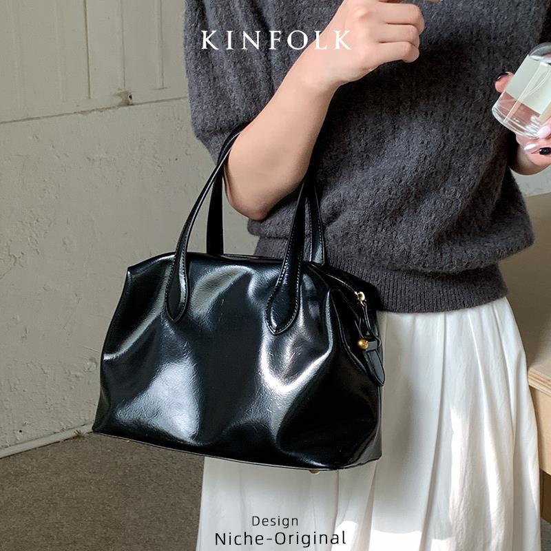 Women's Handbagsautumn Winter High-End Large-Capacity Commuting Tote Handbag And Shoulder Bag