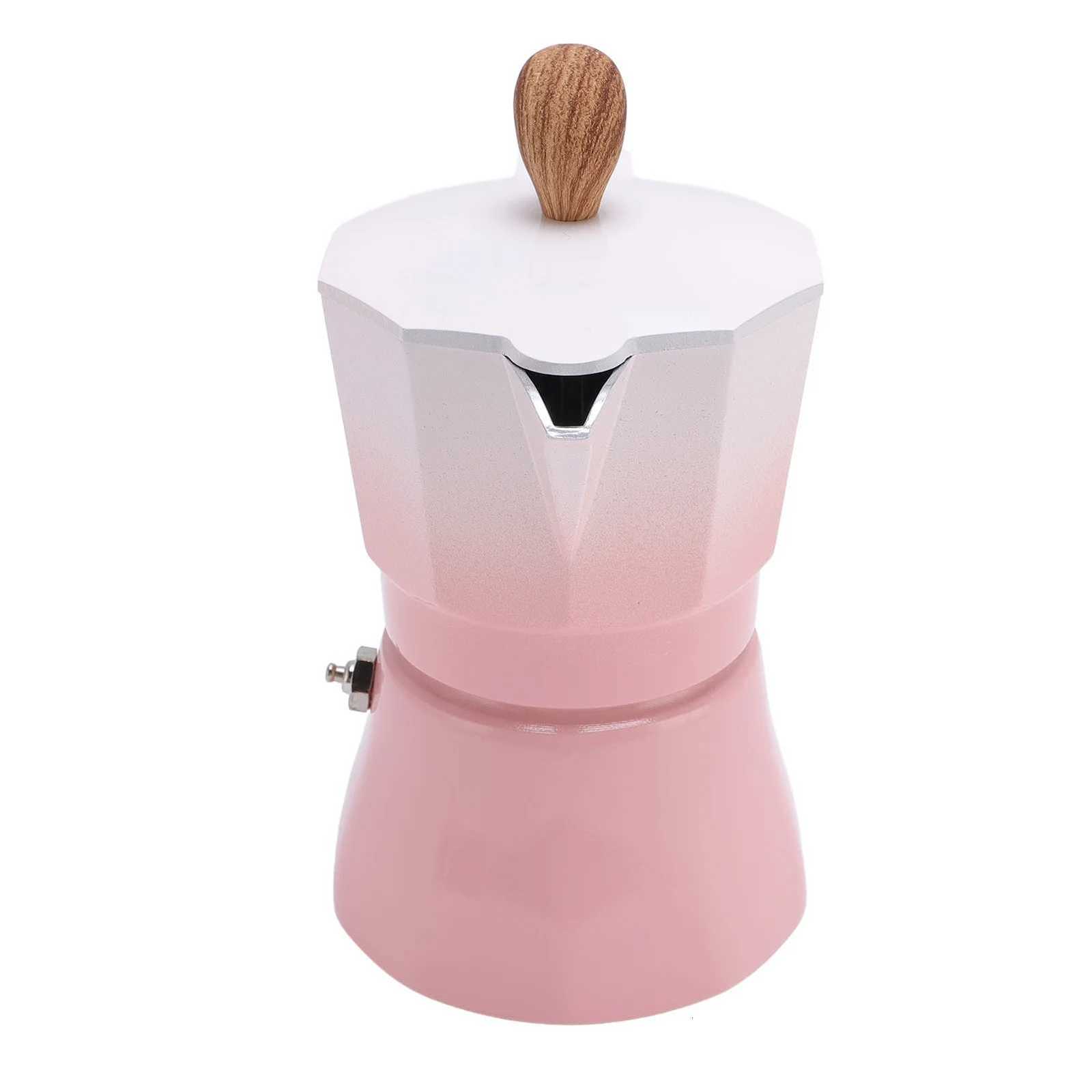 150ml Stovetop Coffee Pot Aluminum Single Valve Italian Coffee Maker for He Kitchen Coffee Making Supplies Y251020