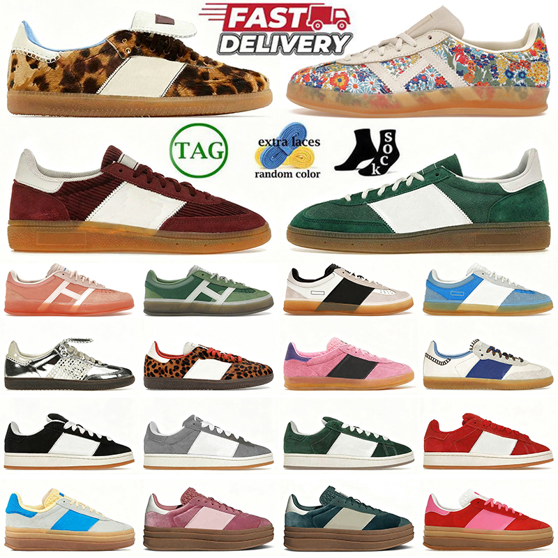 Designer Handball Casual Shoes OG Sneakers sambaplatform Pony Leopard Liberty London Floral Collegiate Green Gum Shadow campuses 00s Bold Trainers Free Shipping