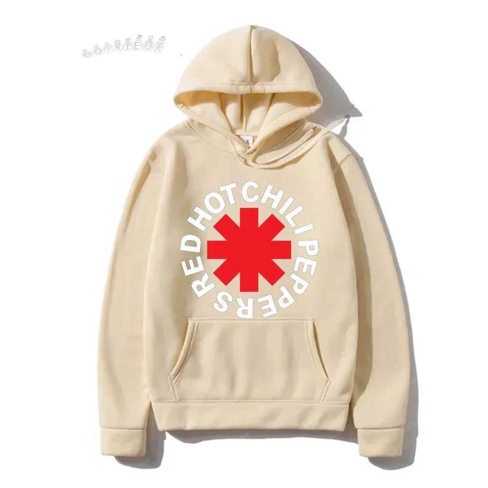 New Hip Hop Clothes Red Hot Chili Hoodie Peppers Women Men Long Sleeve Fleece Sweatshirt Vintage Rock Band Streetwear W251020