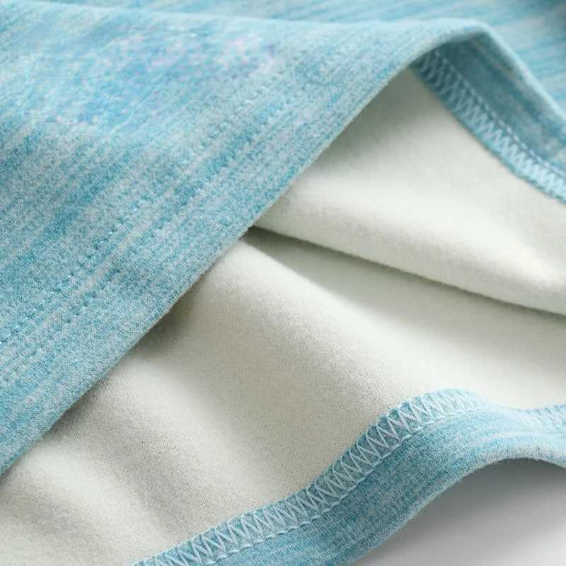 Winter Soft and Warm Womens Cashmere Doublesided Woolen Fast Warm Round Neck Long Johns Underwear SetT251020