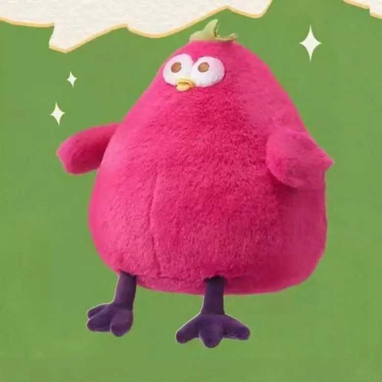 2530cm Latest Eggplant Chicken Guitar Doll Plush Toy Handmade Doll Cartoon Anime Cute Pillow Childrens Birthday Gift Doll J251020