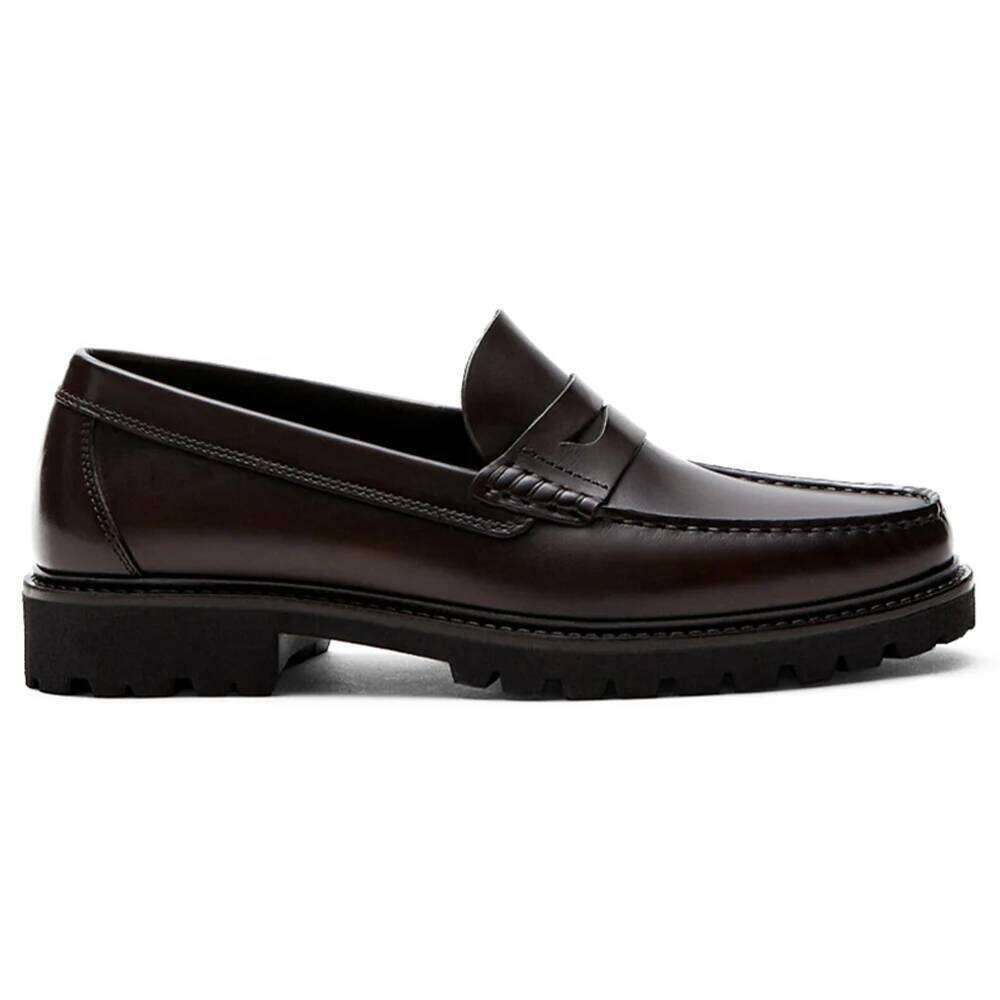 Full Grain Men's Loafer High Quality Handmade Wear-Resistant Genuine Leather Casual Shoes dh3030007JY
