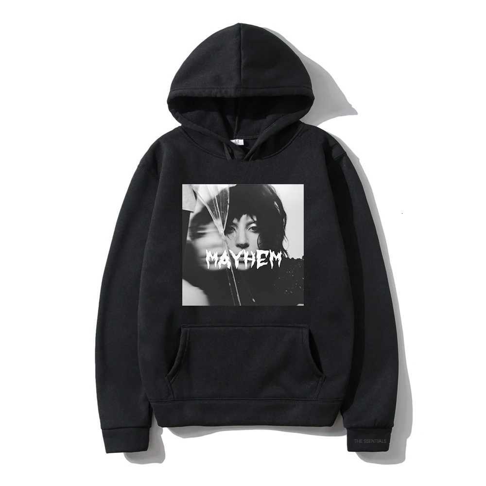 Lady Gaga Mayfem Hoodie WomenMen Aesthetic Letter Printed Hoodie unisex autumnwinter hiphop sweatshirt W251020