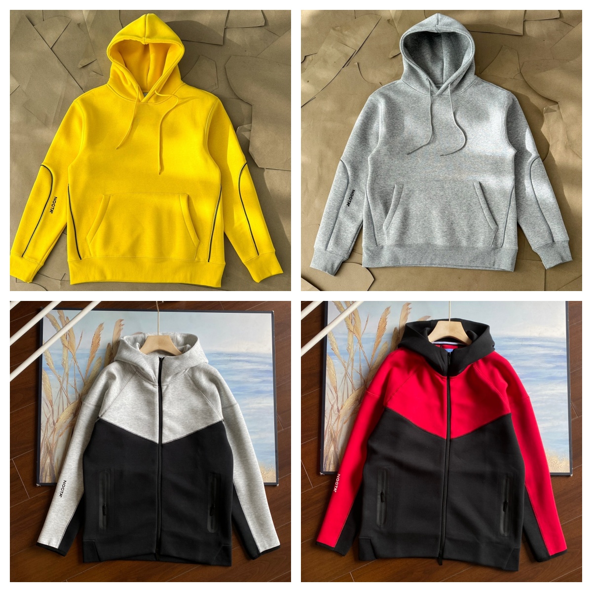 Men Hoodies NOCTA Tracksuits Puover Thick Tech Fleece Sweatshirts Sport Jacket Pants Set 2 Piece Men Women Joggers Sweatshirts Pants Running Outerwear Sets