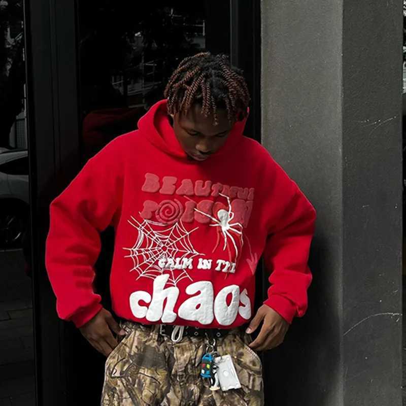 Y2K Hoodies Women Harajuku Letter Print Loose Sweatshirt Trousers Hip Hop Punk Long Sleeve Pocket Men Tops Sweatpant Streetwear W251020