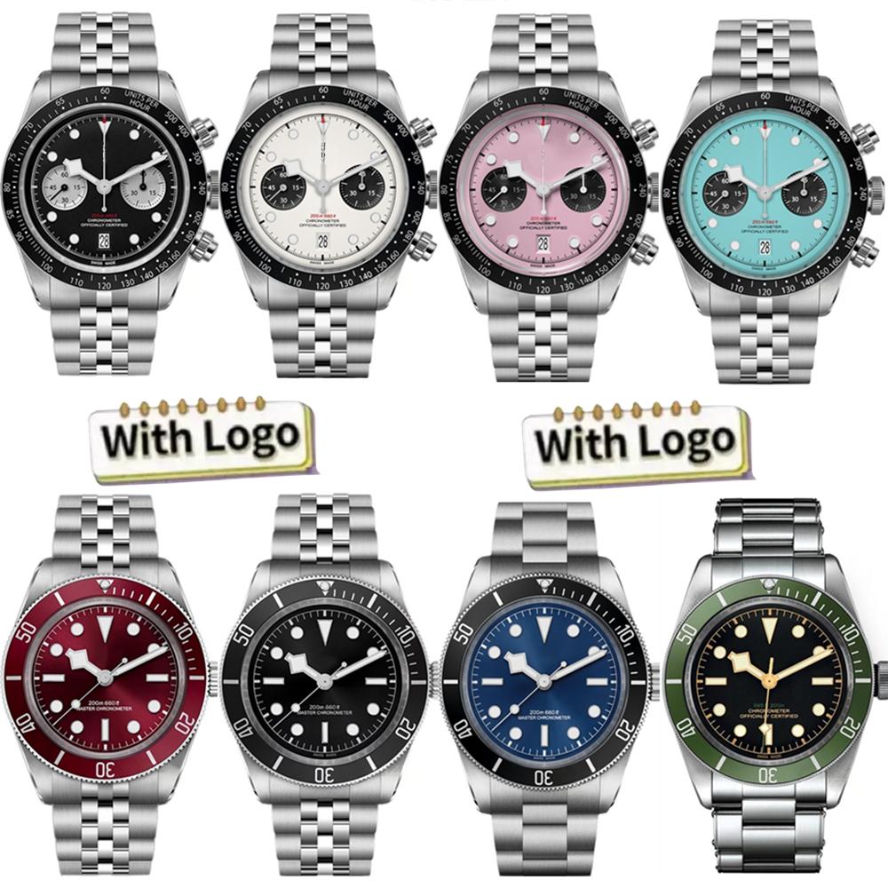 JASON007 Biwan Series Watches Men Multi-Function Chronograph Automatic Mechanical Stainless Steel Strap Sapphire Mirror Calendar Luxury Mens Watch Montre reloj