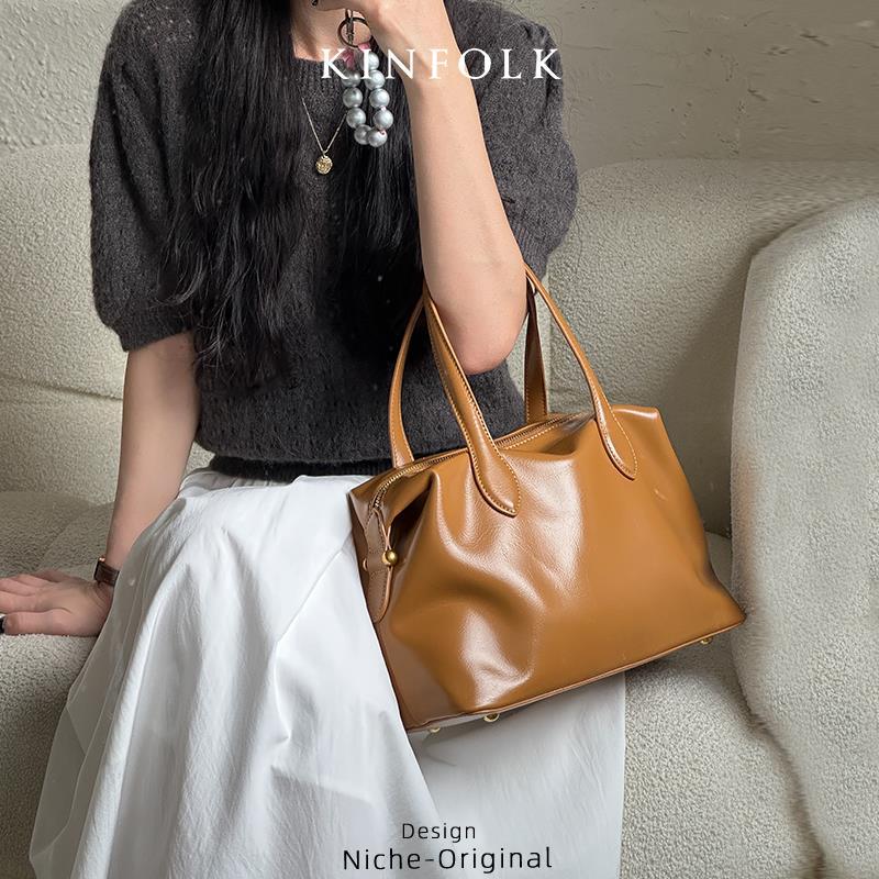 Women's Handbagsautumn Winter High-End Large-Capacity Commuting Tote Handbag And Shoulder Bag
