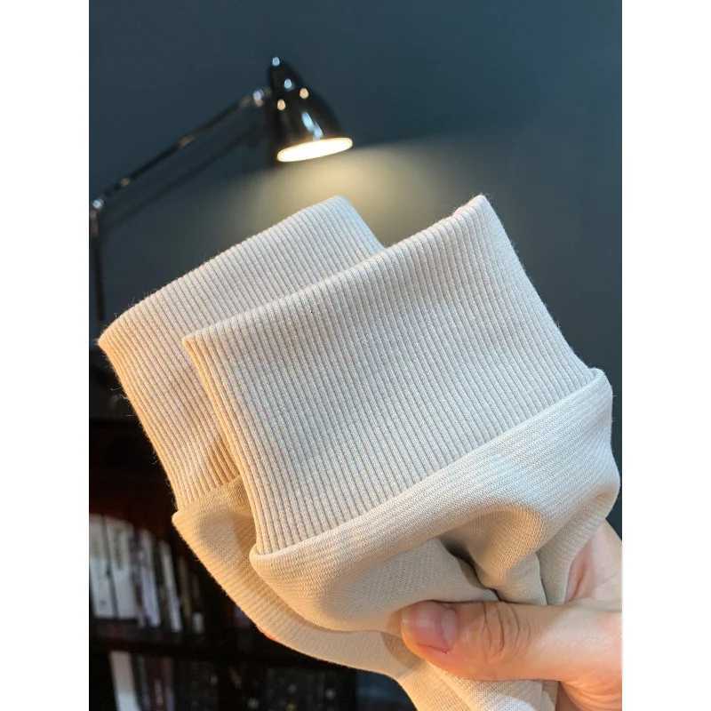 Loose hoodie mens plus size trendy embroidered long sleevedshirt with drawstring round neck casual sportswear W251020