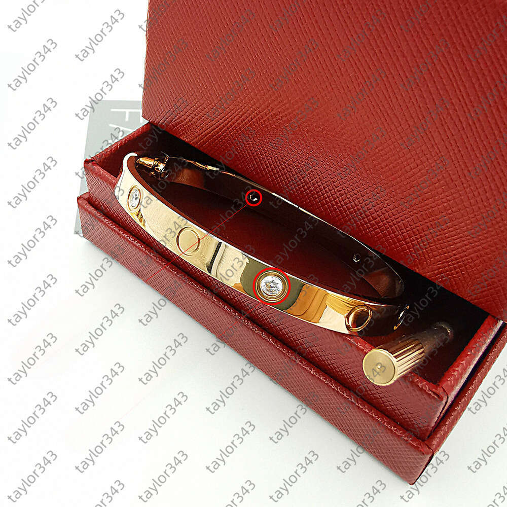 Designer Bracelet Titanium Steel Bracelets Rose Gold Couple Jewelry Bangle Gift Valentine's Day