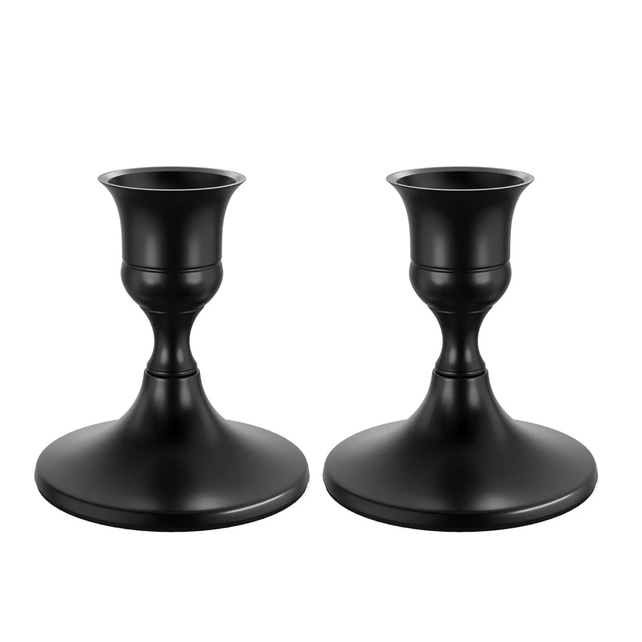 Brass Gold Taper Candle Set Vintage Metal Candlestick Holders for Dinner Room Table Centerpiece or Mantel Wedding Party Decor H260310