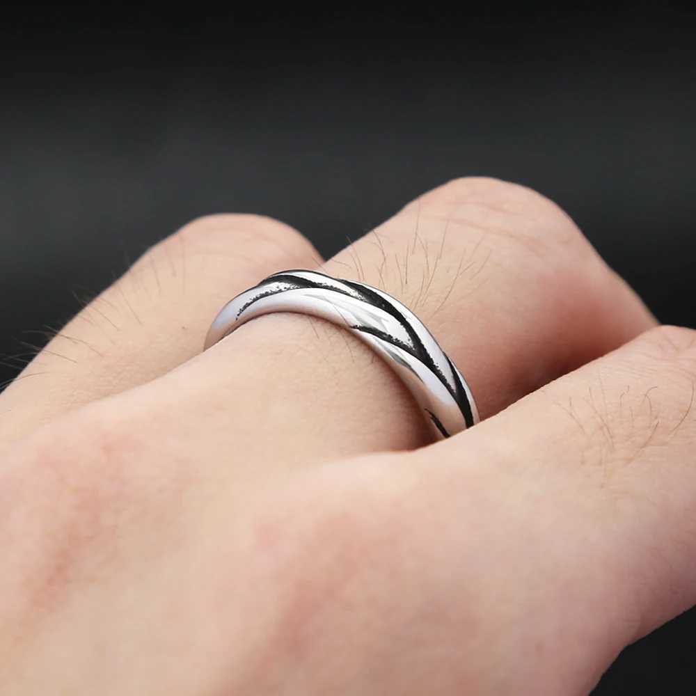Punk Hip Hop 316L Stainless Steel Fashion Simple Rings For Men Women Nordic Viking Celtics Knots Ring Charm Party Jewelry Gifts J251020